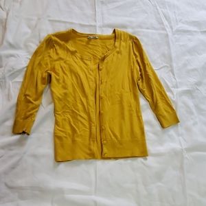Mustard Yellow Cardigan